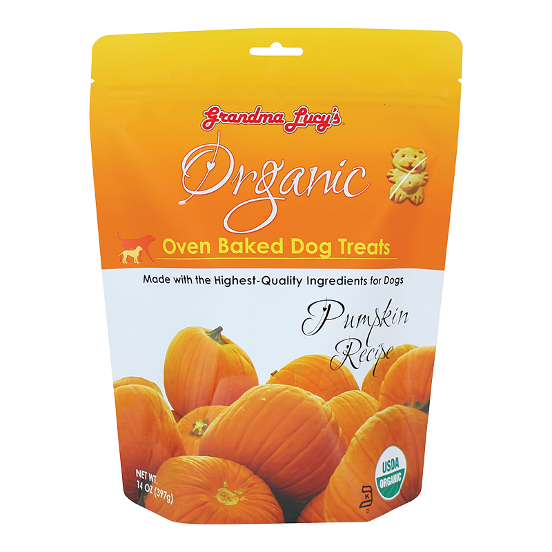 Grandma Lucy's Organic Oven Baked Pumpkin Flavor Healthy Dog Treats 14oz