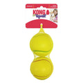 KONG Squeezz Tennis Ball Large Durable Squeaker Fetch Toy