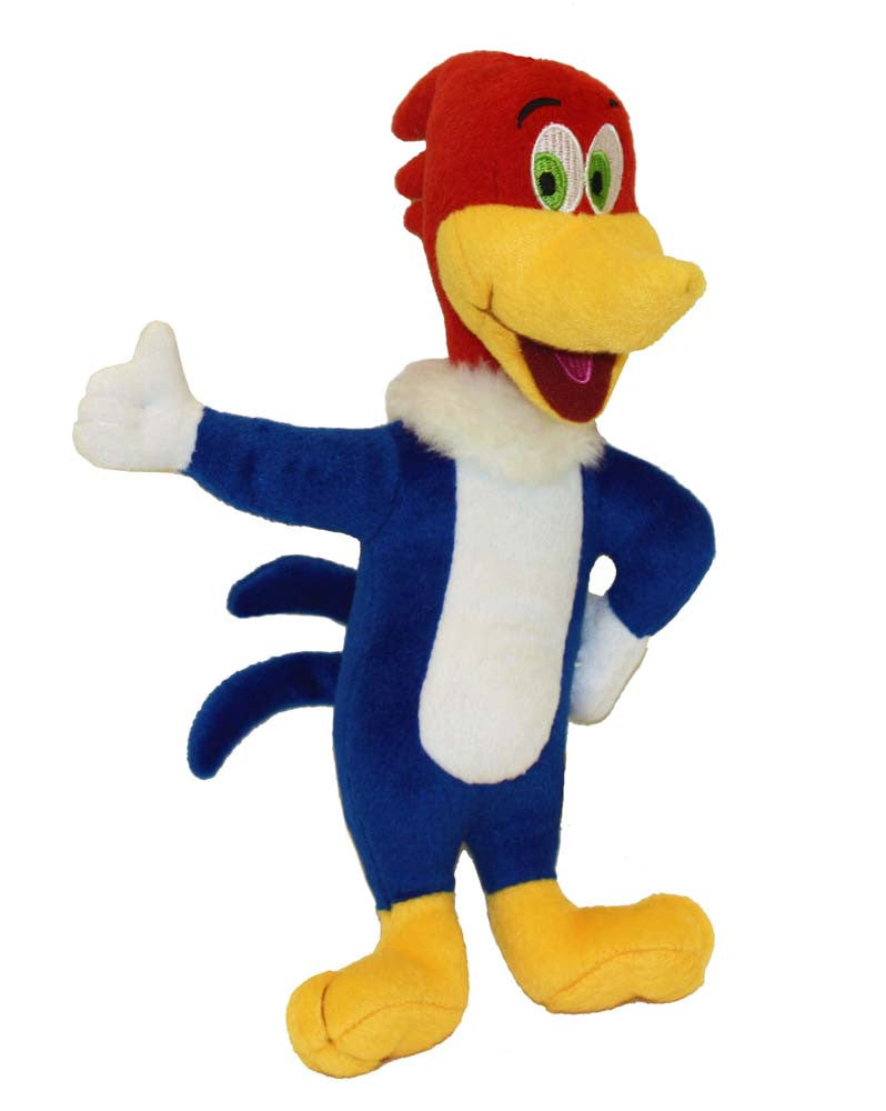 Multipet Woody Woodpecker 11 Inch Talking Plush Squeaker Dog Toy