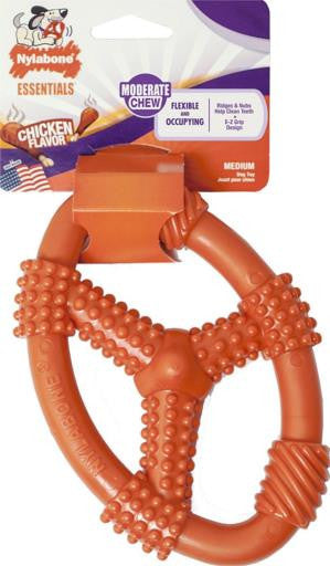 Nylabone Fun N Fit Flex Oval Ring Medium Dog Toy