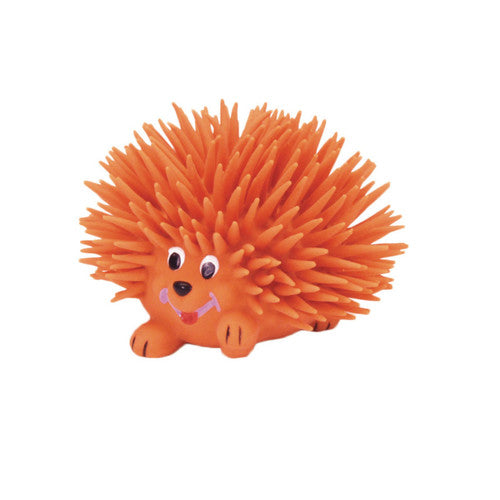 Rascals Durable Non-Toxic Latex Hedgehog Squeaky Dog Toy 3 Inch